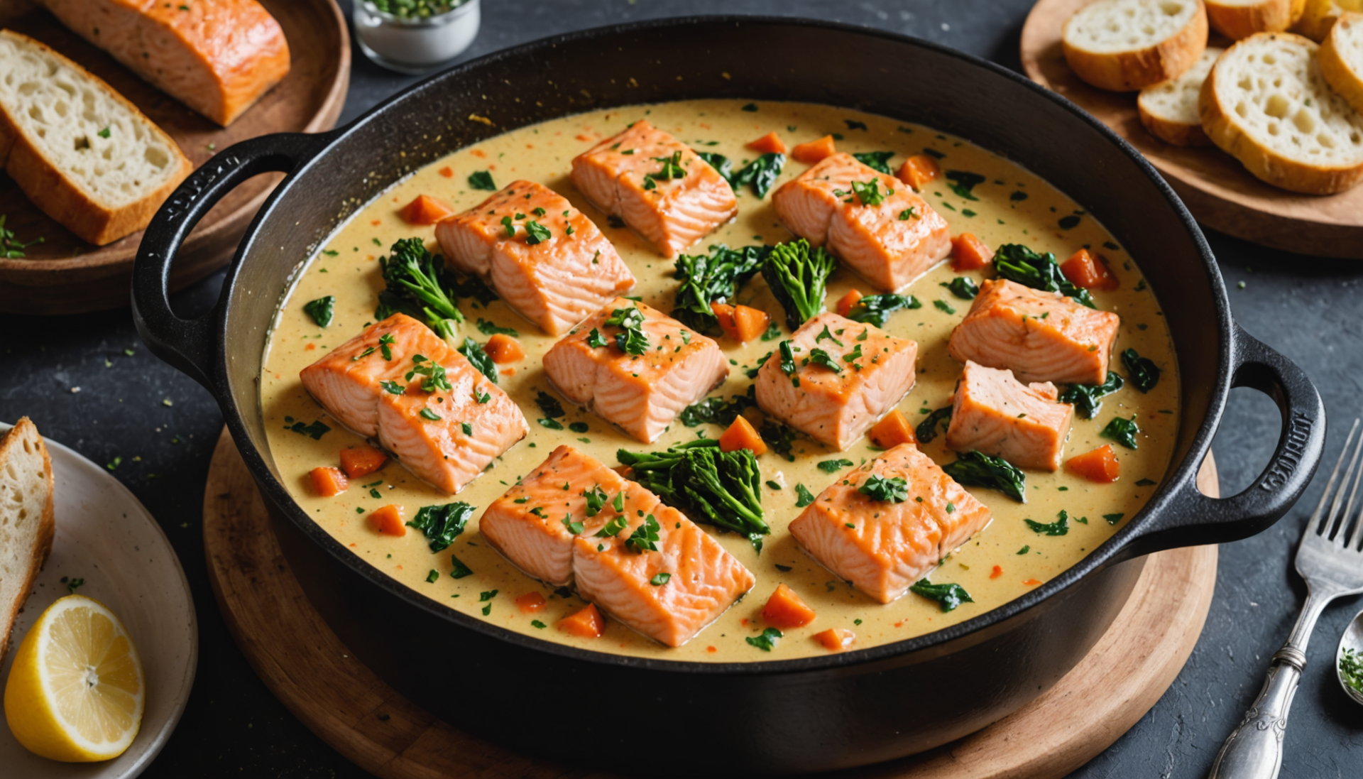 découvrez notre recette simple et gourmande de blanquette de saumon, parfaite pour un repas savoureux et facile à préparer.