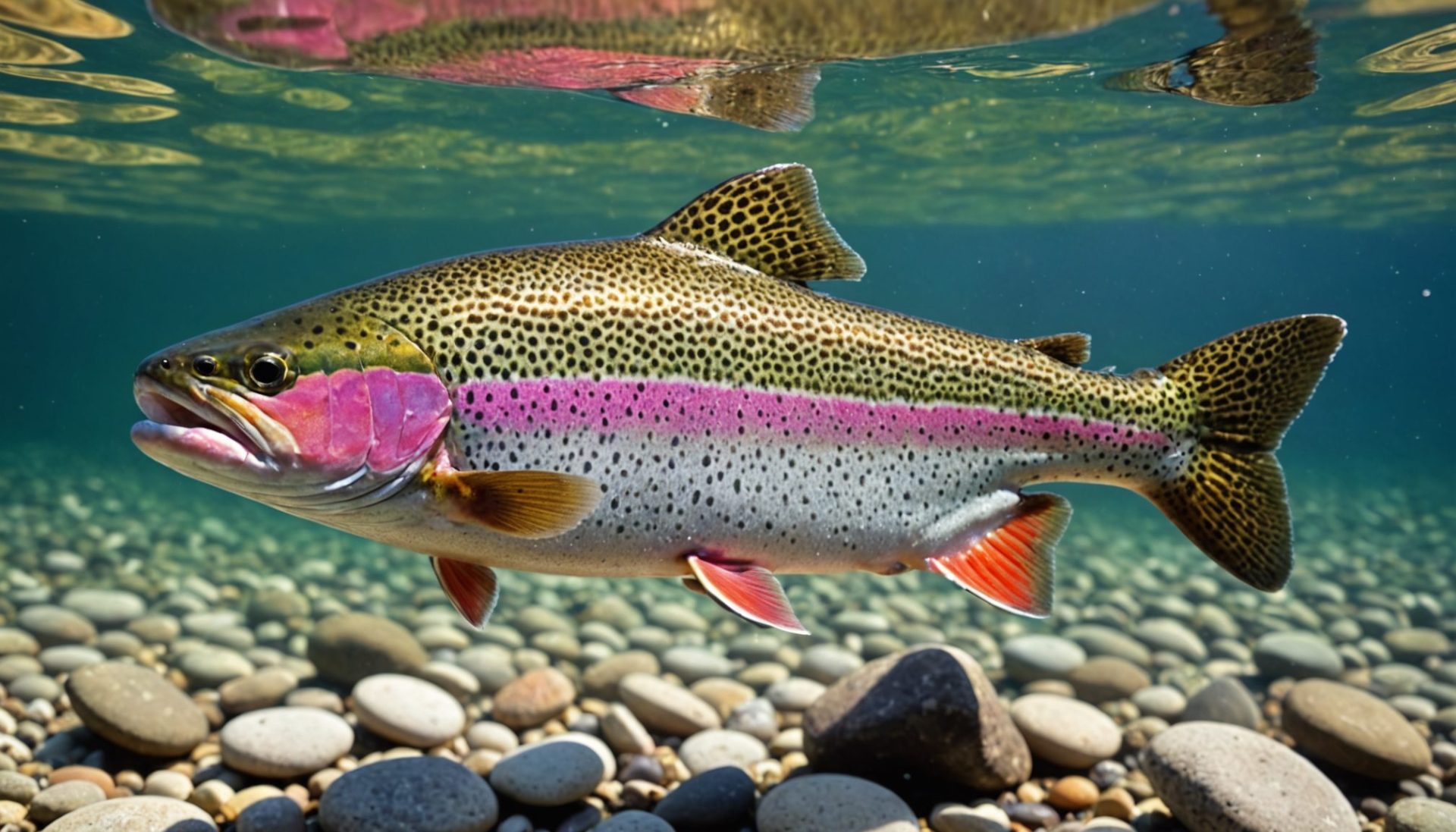 découvrez la truite arc-en-ciel (oncorhynchus mykiss), un poisson fascinant des eaux douces, reconnu pour ses couleurs éclatantes et son importance écologique.