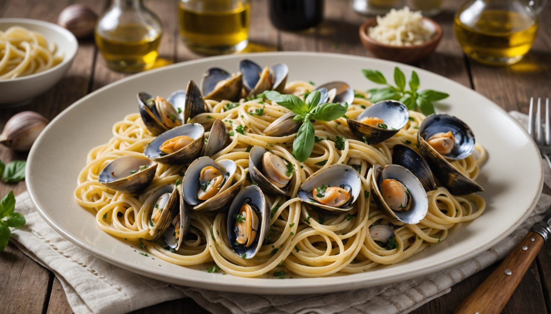 découvrez la recette des linguine aux palourdes, un plat délicieux qui vous transporte au cœur de la cuisine marine avec des saveurs authentiques et raffinées.
