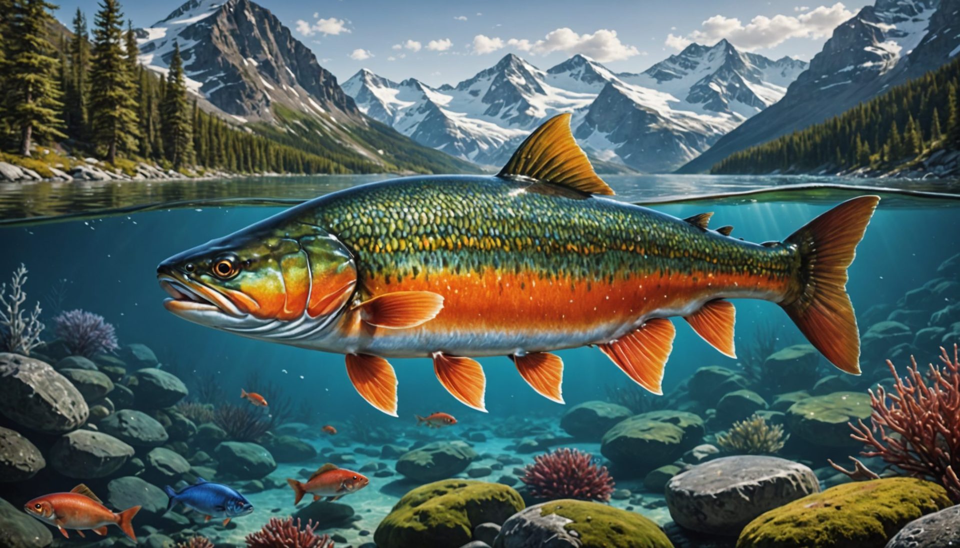 découvrez l’omble chevalier, le majestueux seigneur des lacs alpins, un poisson rare et élégant qui incarne la beauté et la richesse des écosystèmes montagnards.