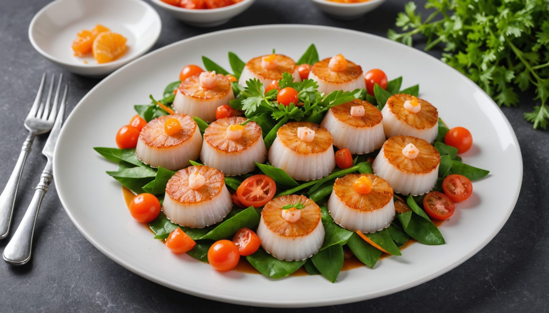 découvrez le kinilaw aux coquilles saint-jacques, un plat frais et savoureux qui marie la douceur de la mer à des saveurs exquises, idéal pour les amateurs de cuisine maritime.