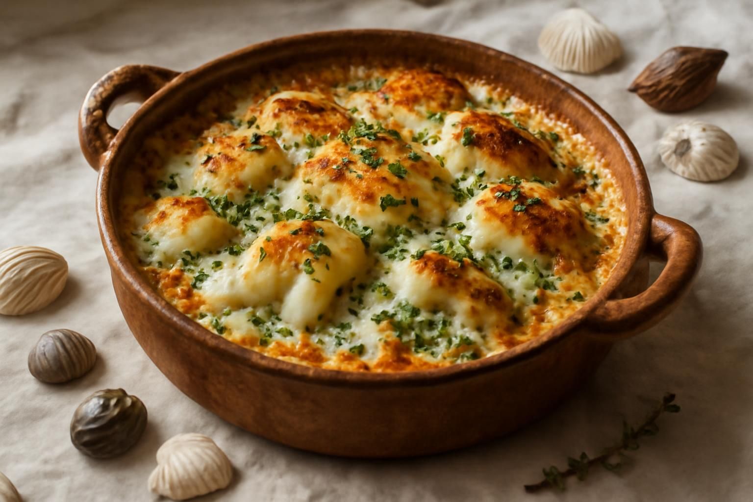 découvrez notre gratin savoureux de morue, un délice auvergnat qui met à l'honneur les saveurs marines pour un repas gourmand et traditionnel.
