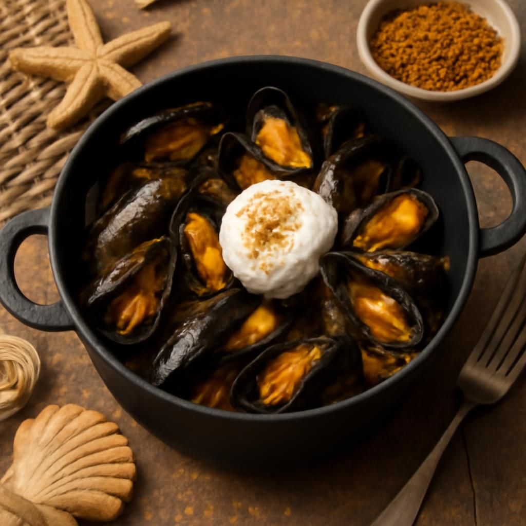 découvrez notre recette inspirante de moules parfumées au vadouvan, un délice marin aux saveurs exotiques et épicées qui réveillera vos papilles.