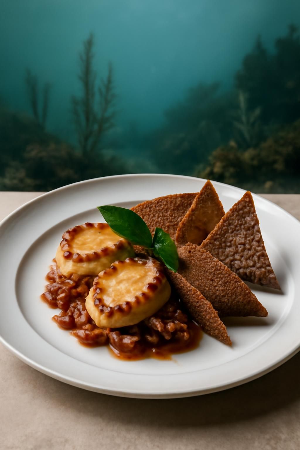 savourez nos délices marins avec des ormeaux poêlés accompagnés d'un confit d'échalotes à la sauge et de galettes de sarrasin croustillantes, pour une expérience gourmande et raffinée.
