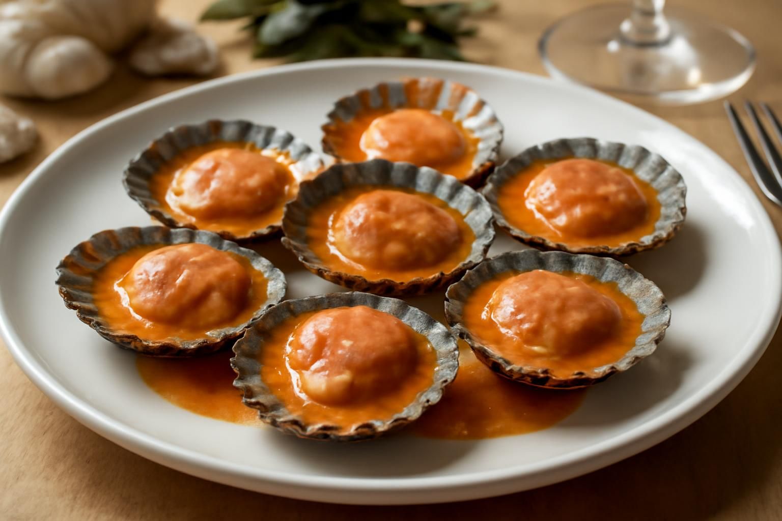 découvrez les délices marins avec nos patelles nappées de sauce kemia, une expérience gustative unique qui éveillera vos papilles et vous fera voyager au cœur des saveurs océanes.