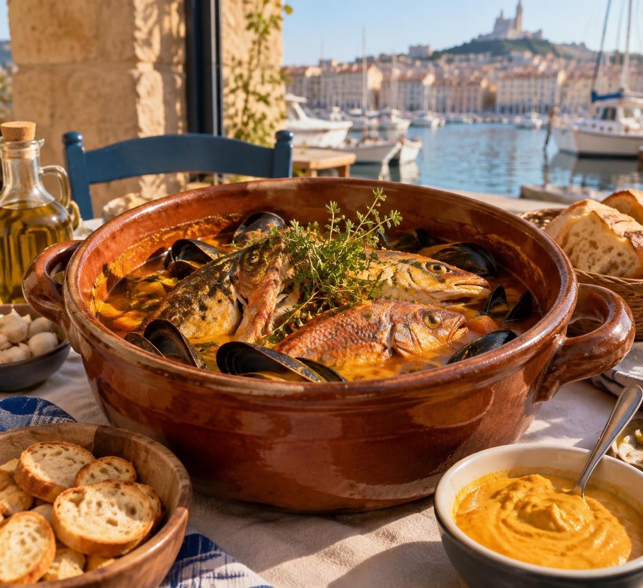 découvrez la bouillabaisse, spécialité emblématique de marseille : poissons frais, bouillon parfumé et secrets d’une cuisine marine généreuse.