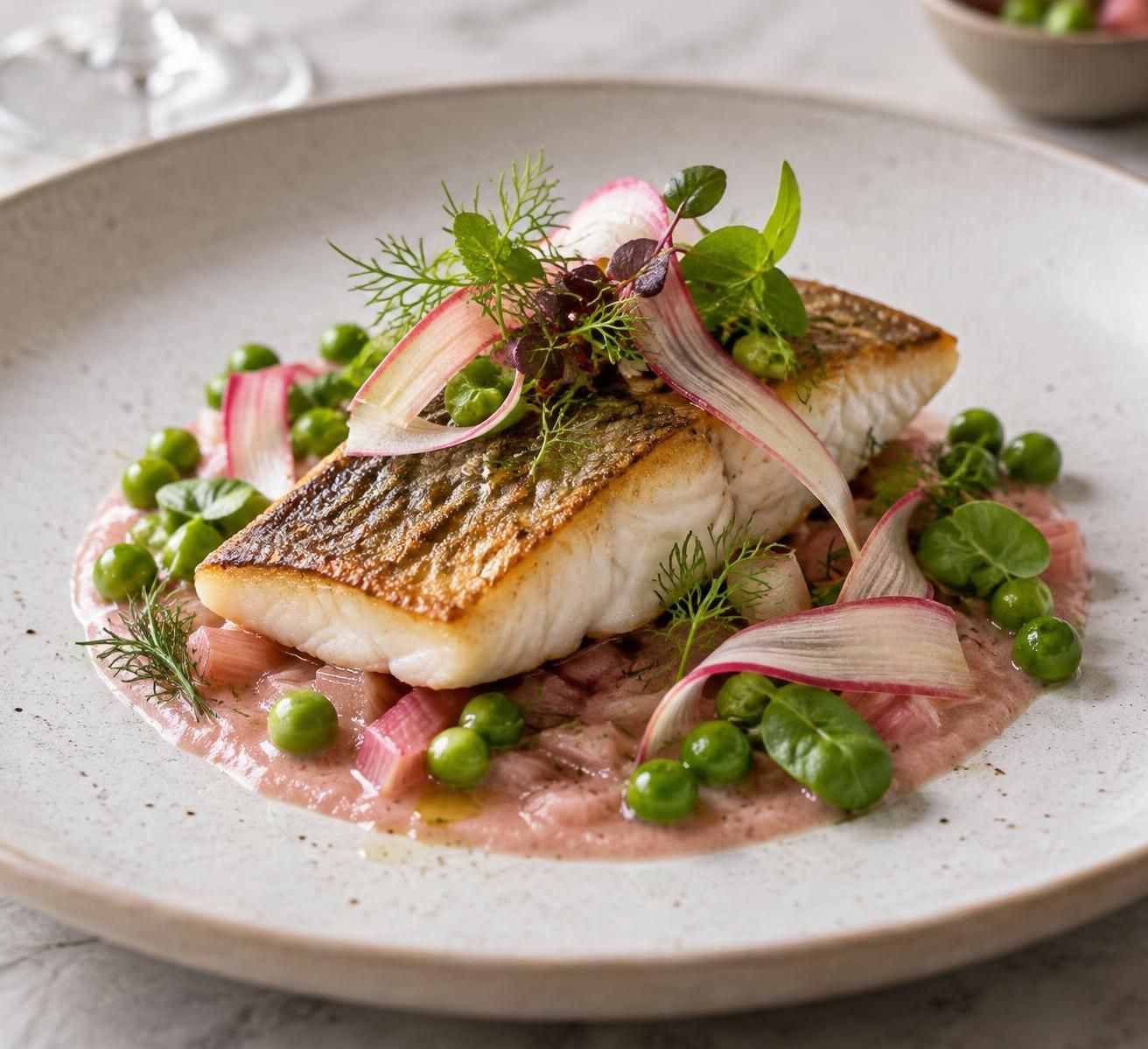 découvrez le saint-pierre parfumé à la rhubarbe, une recette marine raffinée qui marie la délicatesse du poisson à une touche acidulée et gourmande.